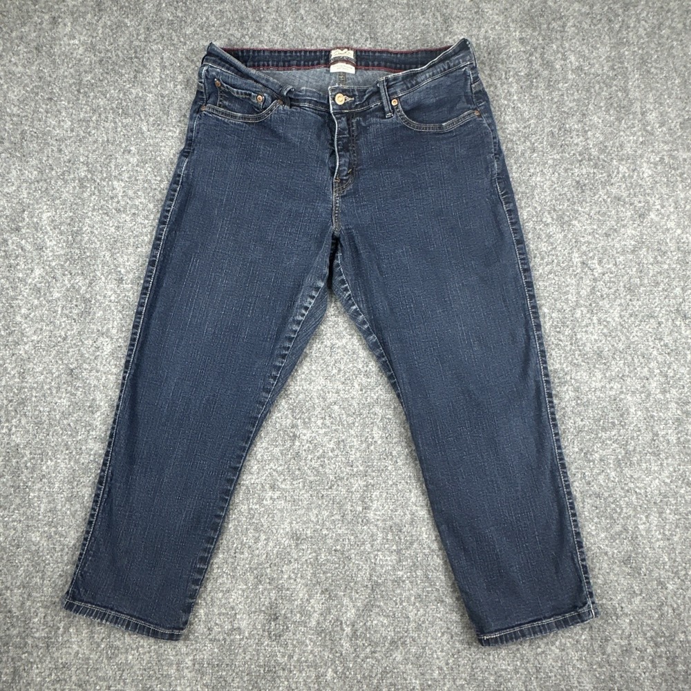 Levi's 512 Jeans Women's Size 18W Blue Perfectly Shaping Cropped